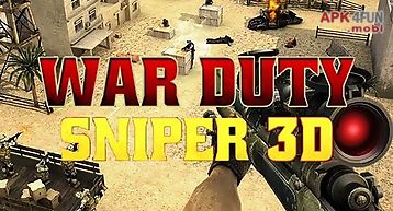 War duty sniper 3d