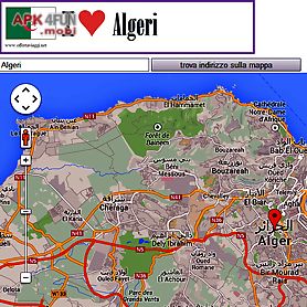 algiers map