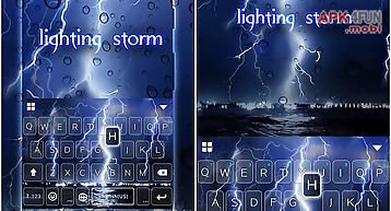 Lighting storm kika keyboard