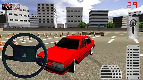 old car drift park simulator