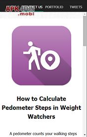 pedometer step meter tracker