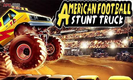 american football stunt truck