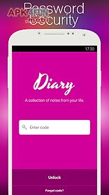 diary with lock