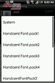 handcent font pack2