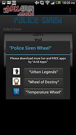 police siren wheel