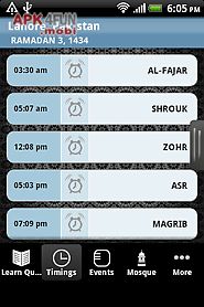 ifarz - islamic prayer time