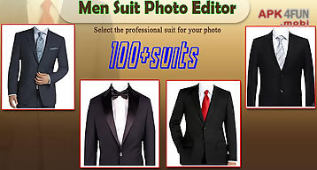 Men suit photo editor