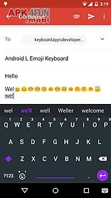 purple emoji androidl keyboard