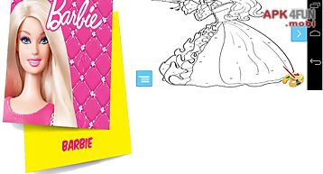Beauty barbie coloring pages
