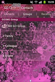 go sms theme pink dark star