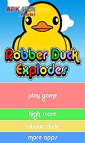 robber duck explodes
