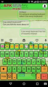 doodle style emoji keyboard