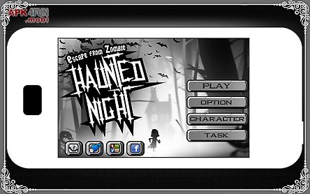 haunted night - running game