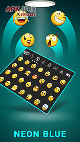 neon emoji keyboard - fancykey