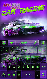car racing go keyboard theme