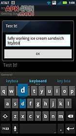 icecream sandwich-ics keyboard
