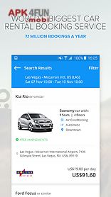 rentalcars.com car hire app