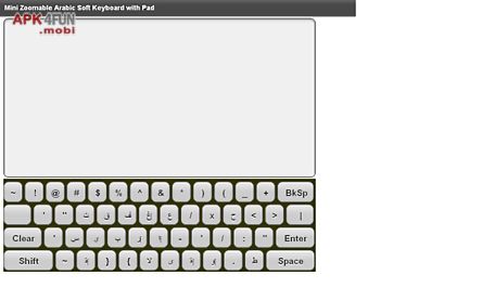 mini arabic keyboard & pad