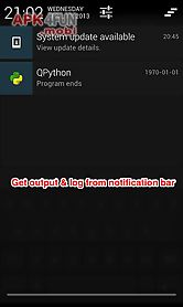 qpython player - python for android