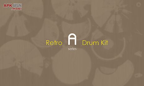 retro a drum kit