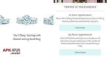 Tiffany engagement ring finder