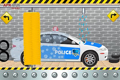 police car - wash games