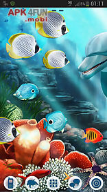 go launcher theme water fish