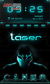 laser go launcherex theme