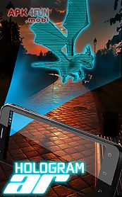 ar hologram flying dragon