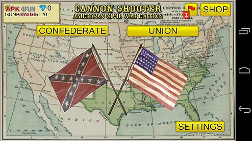 cannon shooter : us civil war