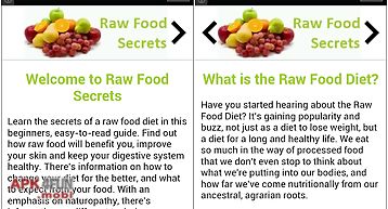 Raw food secrets