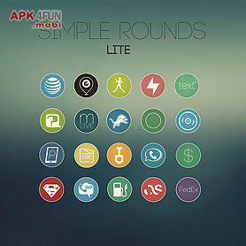 simple rounds lite - icon pack