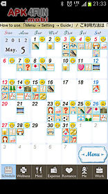 yokubaridiary-stamp calendar