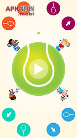 circular tennis 2 player games