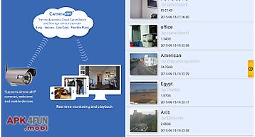Security camera cloud viewer