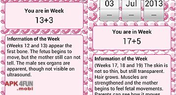Pregnancy calendar free