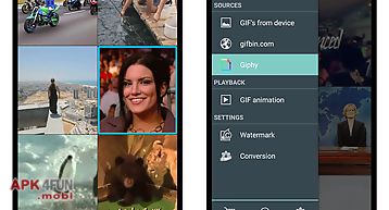 Gif to video convert and share
