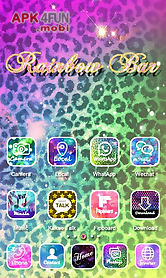 rainbow bar go launcher theme