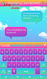 rainbow go keyboard theme