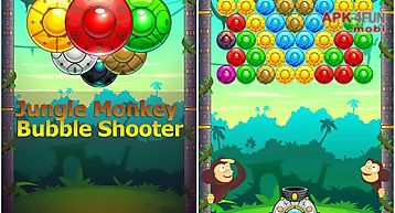 Jungle monkey bubble shooter