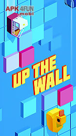 up the wall