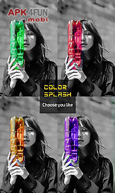 color splash snap photo effect
