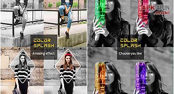 Color splash snap photo effect