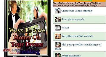 Ways to save money on your dream..
