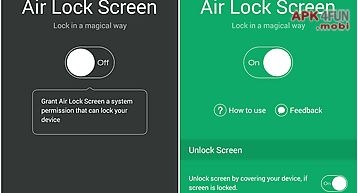 Air lock screen - open screen