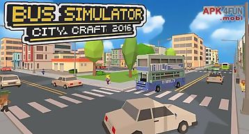 Bus simulator: city craft 2016
