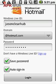 windows live hotmail push mail
