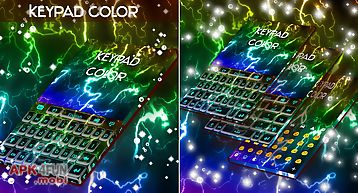 Keypad color neon