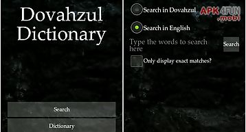 Dovahzul dictionary