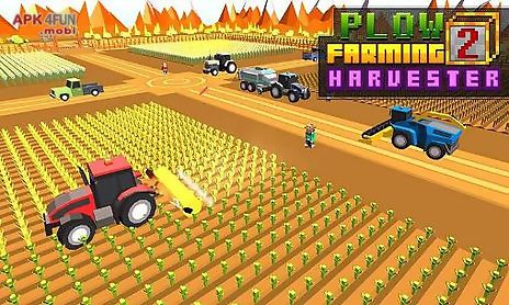 blocky plow farming harvester 2